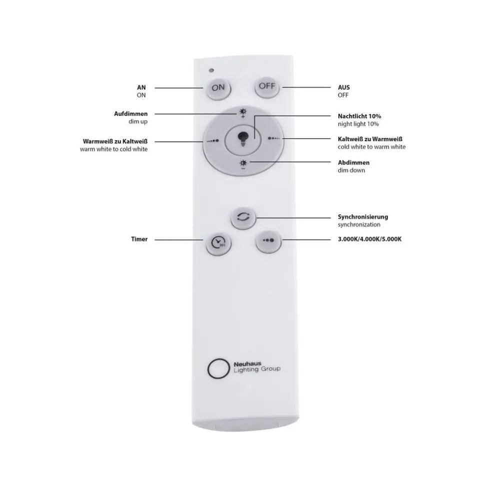 Flat LED-loftlampe, CCT, sort, 45 x 45 cm