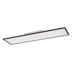 Flat LED-monteringspanel, CCT, sort, 119 x 29 cm
