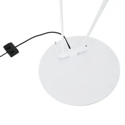 Fleksibel justerbar LED-gulvlampe Speers F hvid