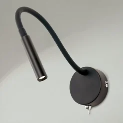 Fleksibel LED væglampe Colin i sort