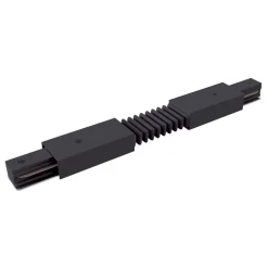 Flex connector skinne, 1-fase skinne, sort