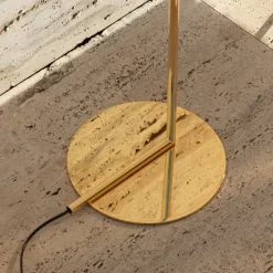 FLOS gulvlampe IC F1 10th Anniversary, guldbelagt, dæmpbar