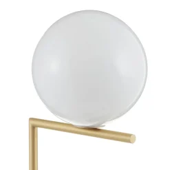 FLOS IC F1 gulvlampe, børstet messing