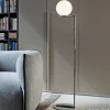 FLOS IC F2 gulvlampe krom Ø 30 cm