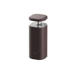 FLOS Pointbreak Bollard 2, 2.700 K mørkebrun 30 cm