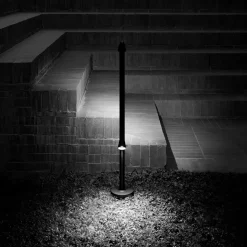 FLOS Walkstick 2 Double gadelampe, 2.700 K, sort