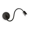 Focus fleksibel LED-væglampe, sort