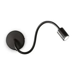 Focus fleksibel LED-væglampe, sort