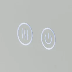 Focus LED-spejl, Ø 45 cm, CCT, antidug, berøringsdæmper