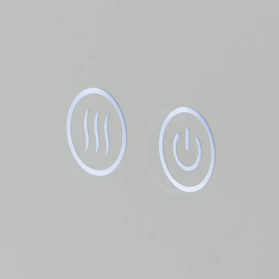 Focus LED-spejl, Ø 45 cm, CCT, antidug, berøringsdæmper