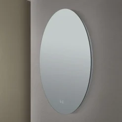 Focus LED-spejl, Ø 60 cm, CCT, antidug, berøringsdæmper