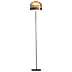 Fontana Arte Equatore - LED-gulvlampe, krom, 135cm