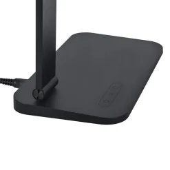 Forlight LED-bordlampe Zenit, sort, ABS, højde 36 cm