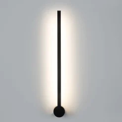 Forlight LED-væglampe til badeværelset Passeggio Nova, 60 cm, sort