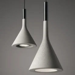 Foscarini Aplomb Mini pendellampe af beton, grå