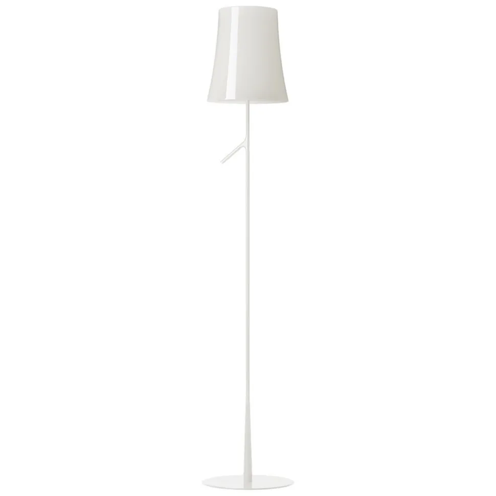 Foscarini Birdie Lettura LED-gulvlampe hvid