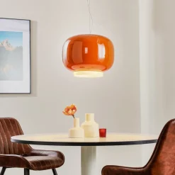 Foscarini Chouchin 1 LED-hængelampe, orange