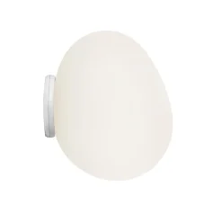 Foscarini Gregg piccola væglampe, hvid IP40