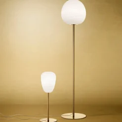 Foscarini Rituals XL gulvlampe, dæmpbar, gylden