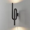 Foscarini Tobia LED-væglampe med ledning, sort