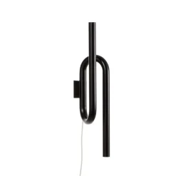 Foscarini Tobia LED-væglampe med ledning, sort