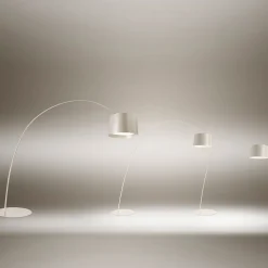 Foscarini Twiggy Elle LED-gulvlampe, greige