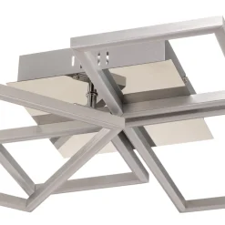 Frame LED-loftslampe, CCT, 4-lys, aluminium