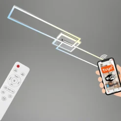 Frame S LED-loftlampe CCT 110x24,8 cm, aluminium