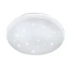 Frania-S LED-loftlampe med krystaleffekt, Ø 33 cm