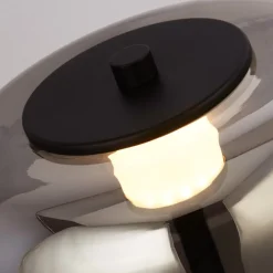 Frisbee LED-bordlampe med glasskærm