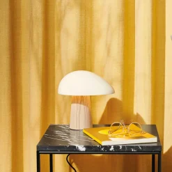 FRITZ HANSEN Night Owl bordlampe, røghvid/ask