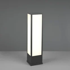 Fuerte LED-sokkellampe, antracit, aluminium, IP54