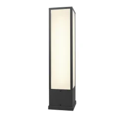 Fuerte LED-sokkellampe, antracit, aluminium, IP54