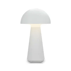 Fungo LED-bordlampe, genopladelig, hvid