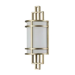 Fusion 1 væglampe, natur messing