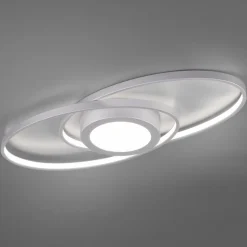 Galaxy LED-loftlampe, kan dæmpes, titaniumfarvet