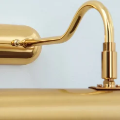 Gallerilampe Lariga, messingfarvet, metal, 65 cm, E14