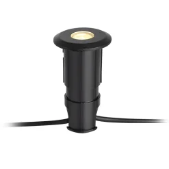 Garden 24 Decklight, sort, toplys, 0,8W