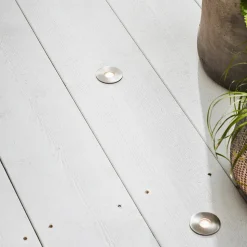 Garden 24 Decklight sæt med 3 i sølv, 3x0,8W