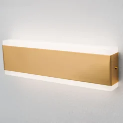 Garik - LED-væglampe med gylden krop