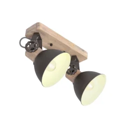 Gearwood loftspot, 2 lyskilder, antracit