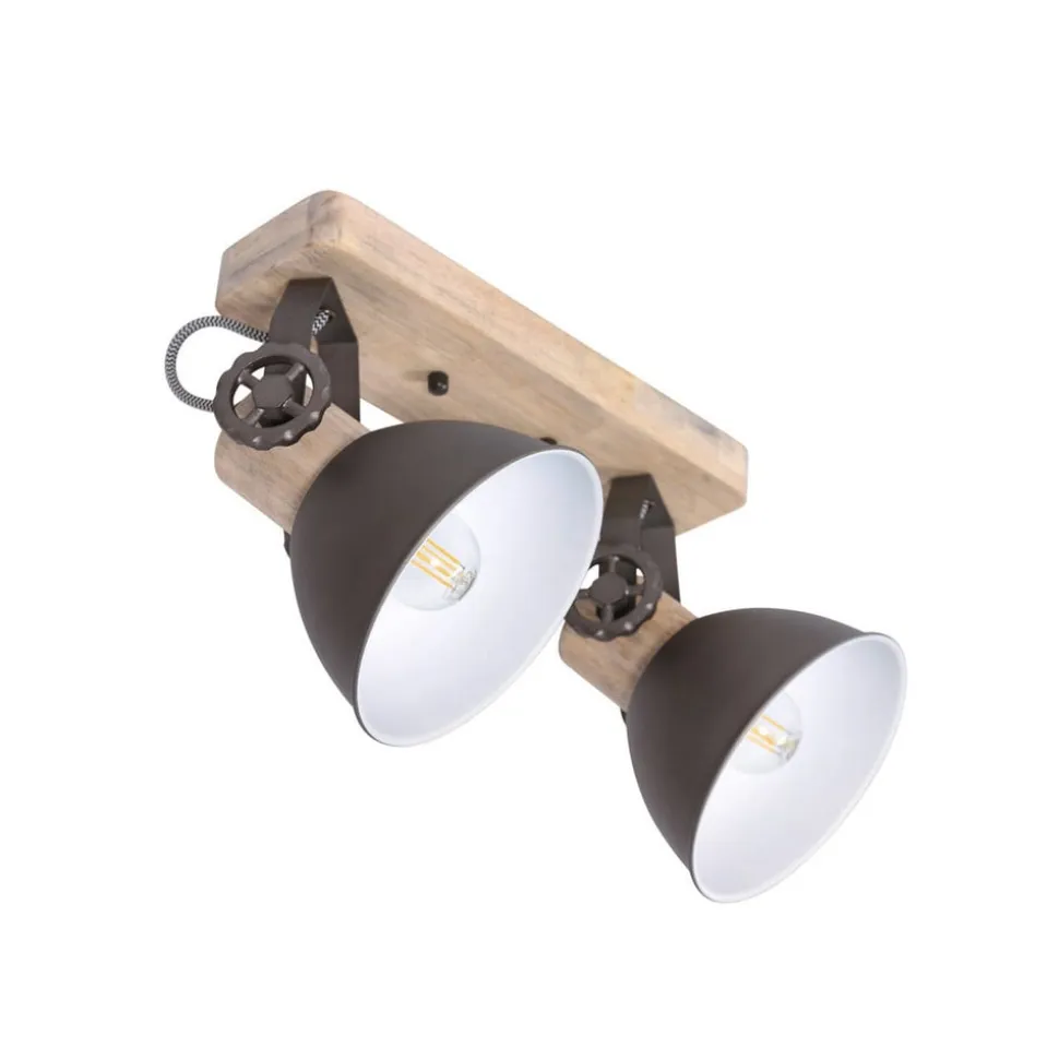 Gearwood loftspot, 2 lyskilder, antracit