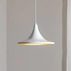 Genisy hængelampe, hvid, Ø 31 cm, metal, E27