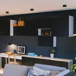 GF design Blocky indbygningslampe IP54 sort 2.700 K