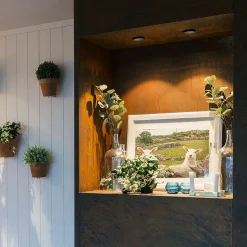 GF design Owi indbygningslampe IP54 sort 3.000 K