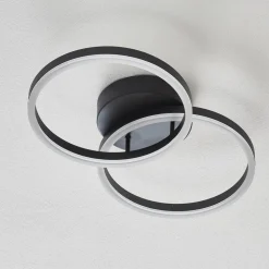 Giotto LED-loftlampe, 2 lyskilder, sort