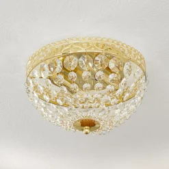 Glitrende loftlampe Saxholm