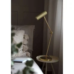 Globen Lighting bordlampe Hubble READ, messing Højde 45 cm