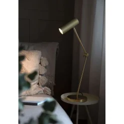 Globen Lighting bordlampe Hubble READ, messing Højde 45 cm