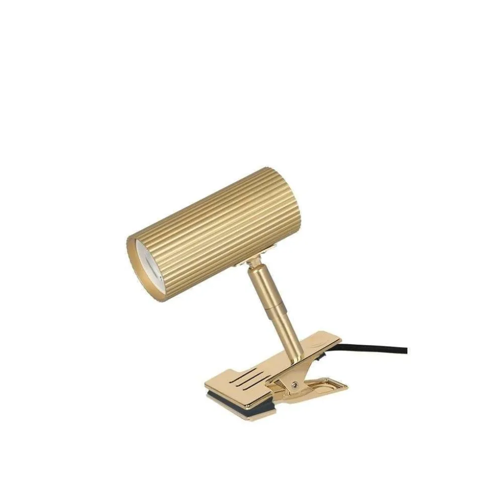 Globen Lighting klemmelampe Hubble, messing